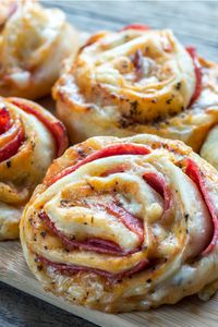 Homemade Pizza Rolls - A Great Party Food Appetizer or Snack