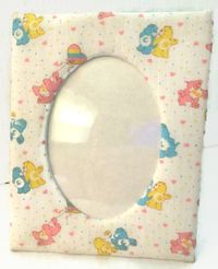 Care Bears Picture Frame Vintage Fabric Plush by ThriftyTheresa