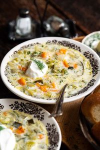 polish dill pickle soup