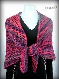 Coraline in the Wine Country, Shawl and Wrap free #crochet pattern by Celina Lane, Simply Collectible