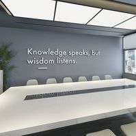 Wisdom Listens 3D Wall Art Office Decor Office Wall Art - Etsy Nederland