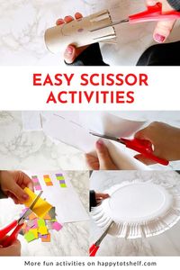 Learn about the stages of scissor skills development in preschoolers and hone their scissor skills with these engaging cutting activities.