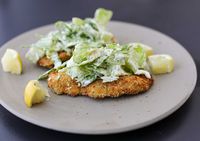 Caesar Salad Chicken Cutlets