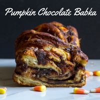 Pumpkin Chocolate Babka (With Candy Corn too!) | What Jew Wanna Eat