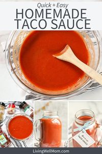 Everyone is happy with this kid-approved homemade taco sauce recipe.