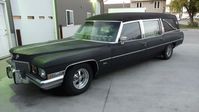 1972 Cadillac Fleetwood ambulance hearse "The car of Death" Halloween Coffin Sku