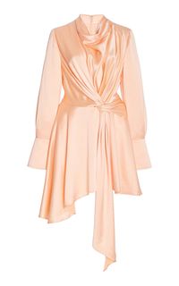 Simmons Draped Satin Mini Dress By Acler | Moda Operandi