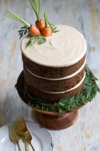 Carrot Cake with Brown Sugar Cream Cheese Frosting