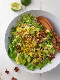 Combine three delicious things - crispy bacon, tender sweet corn, and savory avocado - and you have a fresh and totally addictive salad.