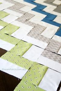 easiest ever chevron quilt (no triangles!) I LOVE this pattern. quick and easy, and pretty