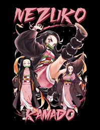 Embrace the charm of Nezuko with our exclusive T-shirt designs, ready for printing. Featuring high-quality, detailed artwork of the beloved Demon Slayer character, these prints capture Nezuko's fierce yet adorable personality. Perfect for anime fans, these unique designs are a stylish addition to any wardrobe.