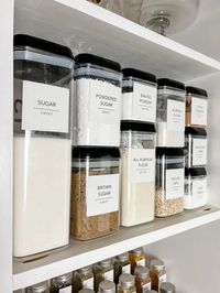 Here are ten easy ideas to give your pantry a more organized makeover without tearing out shelves or doing major renovations.