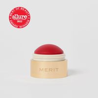 MERIT's balm cream blush is clean, vegan and cruelty-free. Add a soft touch of color that leaves a long-lasting glow. For a pretty minimalist makeup look.