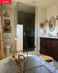 A Very 2010s Bathroom Gets a Dreamy Cottagecore Makeover | Apartment Therapy