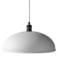 Menu's Hubert pendant (45 cm) in white, designed by Søren Rose Studio, was inspired by New York City in the 1930s. #menu #danishdesign #scandinaviandesign #lighting #interiors #sørenrosestudio #pendantlight #tribeca #newyorkcity #white