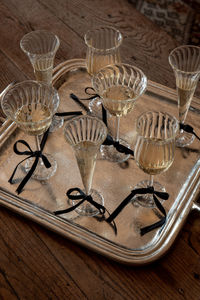 Serve your holiday treats on vintage platters, accompanied by antique glassware, for a truly charming gathering.