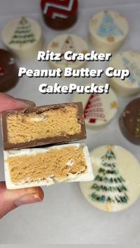 Normally I make my peanut butter cups with crushed graham crackers but when I heard about this idea (thanks @onesweeetmama !!) knew I had to try it myself!   I came up with a perfectly Puck-able recipe that I think you’ll love!   2 sleeves crushed Ritz crackers (one heaping cup) 1/2 cup melted butter 1 1/2 cup creamy peanut butter 3 cups powdered sugar  1 TBL vanilla (not in the video🤦🏻‍♀️)   That’s it! So easy and definitely an option for something that’s a little less sweet. But still sweet 😉  This recipe will make 36 mini CakePucks or 18 Regular CakePucks.   Get your Benty Cakes mold set today and get Pucking!   #cakepucks #bentycakes #happypucking