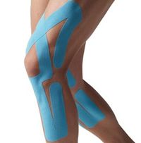 Tape Yourself -- How to use Kinesio Tex Tape to relieve shin splints, Achilles tendonitis, plantar fascitis, and runner's knee.