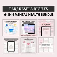 Transform your mental wellness now with our all-inclusive 6-in-1 PLR Mental Health Bundle. Inspire yourself and others with the necessary tools to attain a more joyful, balanced mindset.

