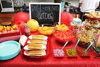 Halloween hot dog bar ideas - Google Search