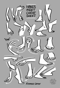 Hands and feet cheat sheet