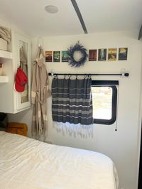 DIY RV Curtains: No Sewing or Drilling — DEANDRA & MIKE