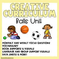 Creative Curriculum Balls Unit PLUS Guided Balls Study!This resource includes materials for the CC Balls Study AND Balls Study [guided edition]101 pages to help you organize your unit!Access everything you need for the Creative Curriculum: Balls unit! This resource includes monthly, weekly, and daily focus questions for each investigation, unit vocabulary, unit visuals and language props, read aloud materials, data sheets and more! This was created to make your life a little bit easier - and mor