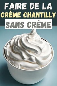 Découvrez une alternative surprenante à la crème traditionnelle pour une délicieuse crème chantilly sans crème ! Notre article vous guide à travers une recette innovante qui utilise des ingrédients inattendus pour créer une texture légère et aérée. Explorez cette option sans produits laitiers pour une option de dessert savoureuse et adaptée à divers régimes alimentaires.