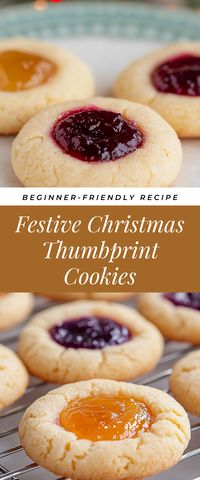 These Festive Christmas Thumbprint Cookies are not only adorable but also oh-so-delicious! They’re perfect for holiday parties or cookie exchanges, bringing a festive touch to your seasonal celebrations.