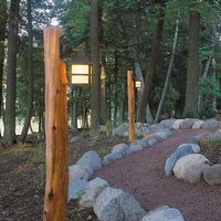 Rustic Path Landscape Lighting | Brass Light Gallery