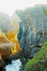 Pancake Rocks, Punakaiki,New Zealand... #NewZealand