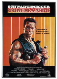 Poster Arnold Schwarzenegger «Commando» (1985) U.S. POSTER 85