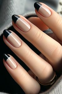 39 Stunning Black French Tip Nails You Have To Try