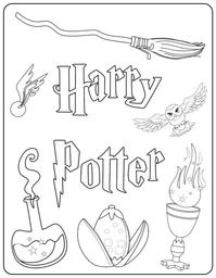 These Harry Potter printable coloring pages are perfect for parties, movie nights or just a fun Harry Potter activity to keep the kids entertained on a rainy day! #coloringpages #harrypotterprintablecoloringpages #harrypottercoloringpages #freecoloringpages #harrypotteractivities