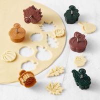 Fall & Thanksgiving Pie Punches and Impression Cookie Cutters - Set of 6 | Williams Sonoma