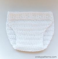 Free Crochet Pattern - Little Bunny Diaper Cover by Croby Patterns