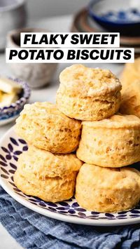 FLAKY SWEET POTATO BISCUITS | Pinterest