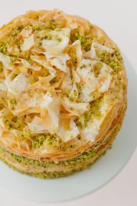 Pistachio Baklava Cake