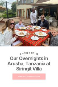 Feel really good about your stay at Siringit Villa as they do so much good for local students in Tanzania.