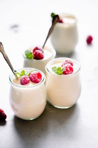 Ricotta Mousse Recipe with Fresh Raspberries