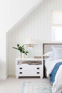 Nightstand Styling - Soft traditional bedroom inspiration