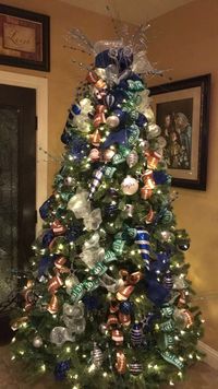 Dallas Cowboys Fan Tree Football ribbon, Yard ribbon