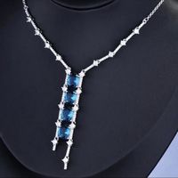 Gorgeous Cobalt Blue Pendant Necklace New Stunning And Beautiful Bundle Up With My Other Sapphire Listings Bundle To Save Silver Plated Hypoallergenic Nickel Free High Quality