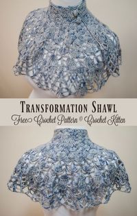 Transformation Shawl Crochet Free Pattern - Crochet & Knitting