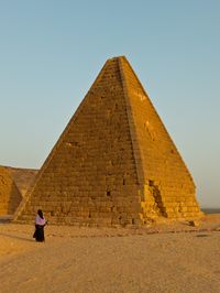 https://flic.kr/p/dB8DEm | Karima Pyramids | One of the pyramids near Karima in Northern Sudan. These pyramids were built in the 8th Century BCE near the temple known as Jebel Barkal that was built in the 15th Centruy BC by the Egyptian and dedicated to the god Amun.