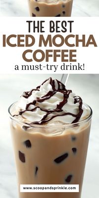 Satisfy your chocolate cravings with this rich and refreshing Iced Mocha Coffee! Made with bold coffee, cocoa, and a splash of milk, it’s the perfect balance of sweet and robust flavors. Customize it with whipped cream or a drizzle of chocolate syrup for an extra indulgent touch. Save this pin and enjoy a mocha moment at home!