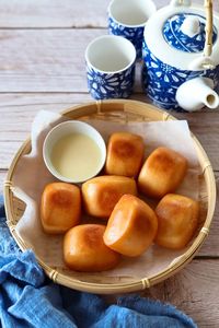 Fried Mantou with Condensed Milk - Ang Sarap