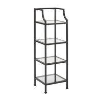 Milayan Metal And Glass Bathroom Etagere Shelf - World Market