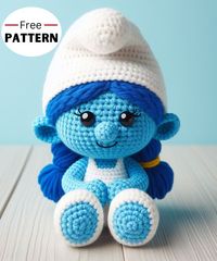 Free Crochet Smurfette Amigurumi Pattern