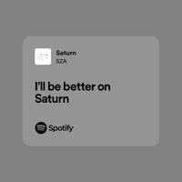 #saturn #sza #lyrics #spotify #aesthetic